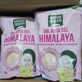  Muối hồng Himalaya NaturGreen 500g và 1KG dạng nhuyễn 