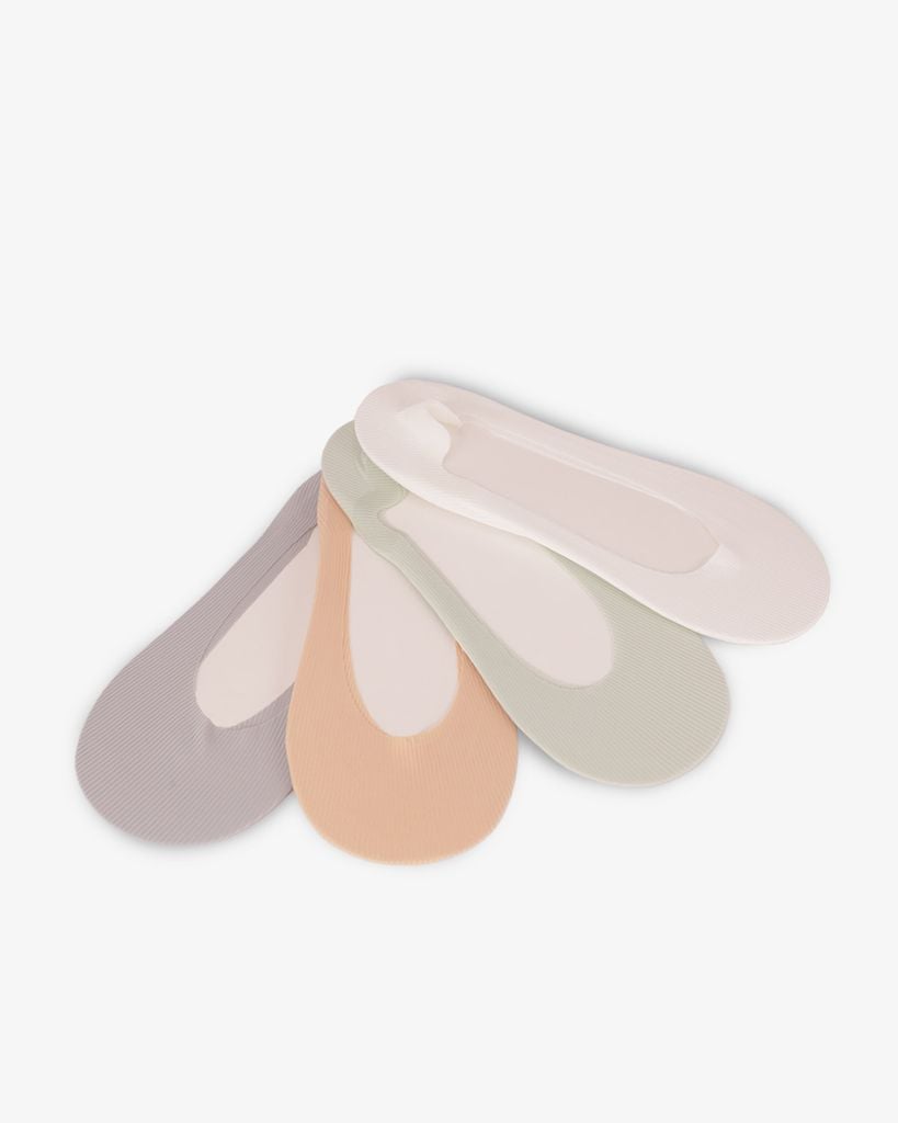 08003HD02 - Vớ Nửa Bàn Chân Viền Silicon (Vải Gân)