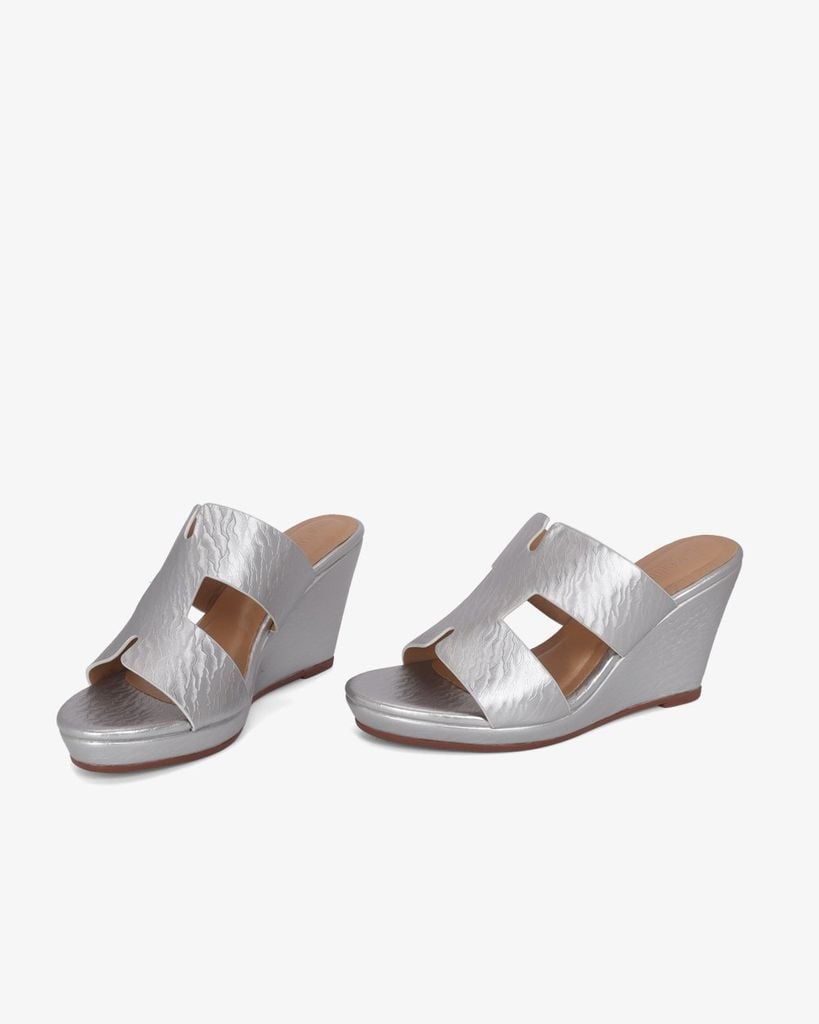 Dép Đế Xuồng Hạnh Dung Quai Chữ H 9cm HD02256AB