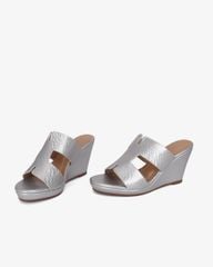 Dép Đế Xuồng Hạnh Dung Quai Chữ H 9cm HD02256AB