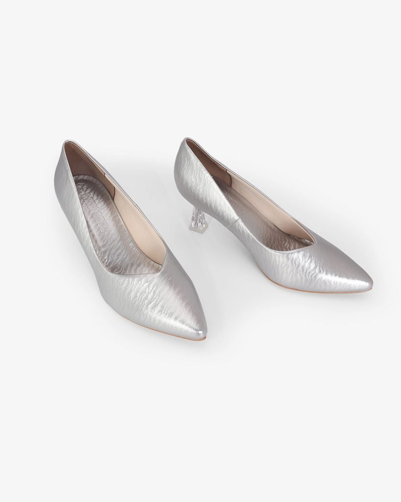 Giày Cao Gót Hạnh Dung Vân Đá Mũi Nhọn HD041069AD