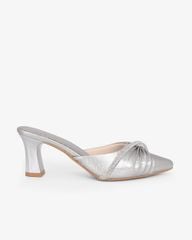 Dép Bít Mũi Hạnh Dung Quai Nơ Xoàn HD041100AD