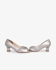 Giày Cao Gót Hạnh Dung Hở Mũi Xoàn Ngang HD041105AD