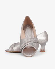 Giày Cao Gót Hạnh Dung Hở Mũi Xoàn Ngang HD041105AD