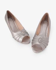 Giày Cao Gót Hạnh Dung Hở Mũi Xoàn Oval HD041106AD