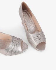 Giày Cao Gót Hạnh Dung Hở Mũi Xoàn Oval HD041106AD