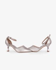 Giày Sandal Cao Gót Hạnh Dung Bít Mũi Quai Xoàn HD041107AD