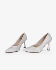 Giày Cao Gót Hạnh Dung Vân Châu Kim Tuyến HD0666BA