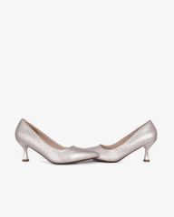 Giày Cao Gót Hạnh Dung Vân Lụa Mũi Nhọn HD0667BA