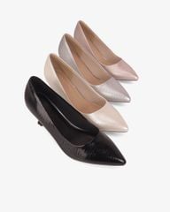 Giày Cao Gót Hạnh Dung Vân Lụa Mũi Nhọn HD0667BA