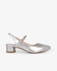 Sandal Hạnh Dung Cao Gót Mũi Nhon Trơn Ánh Màu HD0951AS