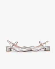 Sandal Hạnh Dung Cao Gót Mũi Nhon Trơn Ánh Màu HD0951AS