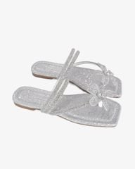 Dép Xẹp Hạnh Dung Quai Xỏ Ngón Hoa Xoàn HD11121AV