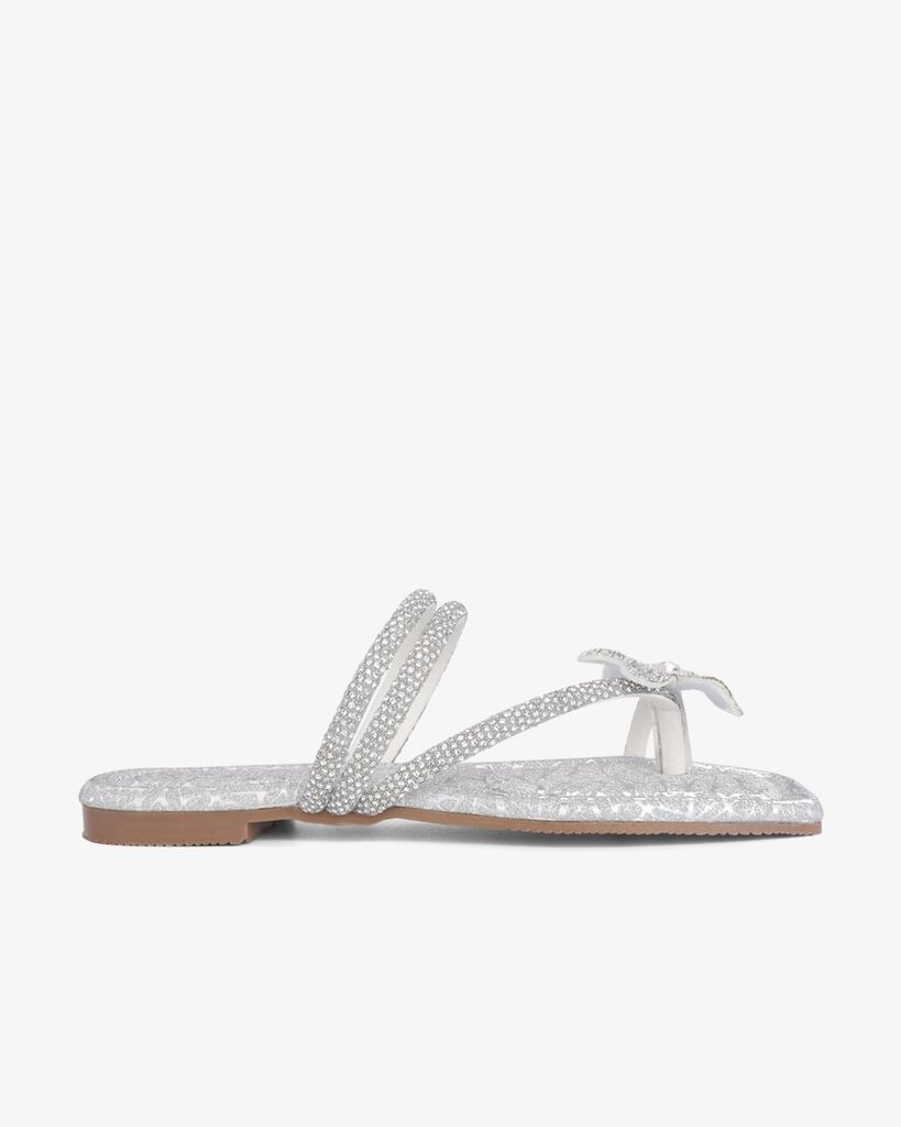 Dép Xẹp Hạnh Dung Quai Xỏ Ngón Hoa Xoàn HD11121AV