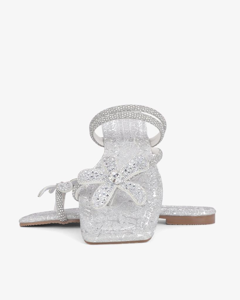 Dép Xẹp Hạnh Dung Quai Xỏ Ngón Hoa Xoàn HD11121AV