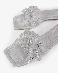 Dép Xẹp Hạnh Dung Quai Hoa Trong Suốt HD11122AV