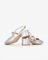 Giày Sandal Hạnh Dung Two Toned Kim Tuyến HD1501CH