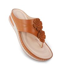 Dép Đế Xuồng Hạnh Dung Kẹp 2 Bông HD0301AC