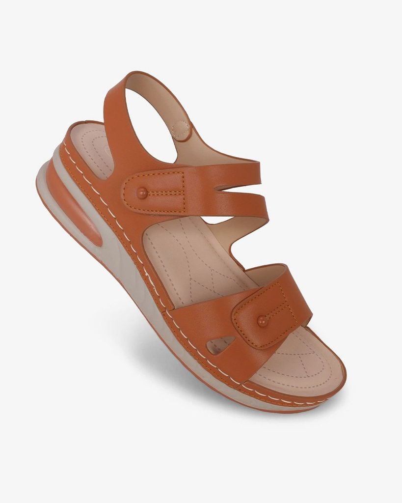 Sandal Đế Xuồng Hạnh Dung Bản Ngang Khoét Chỉ HD0302AC