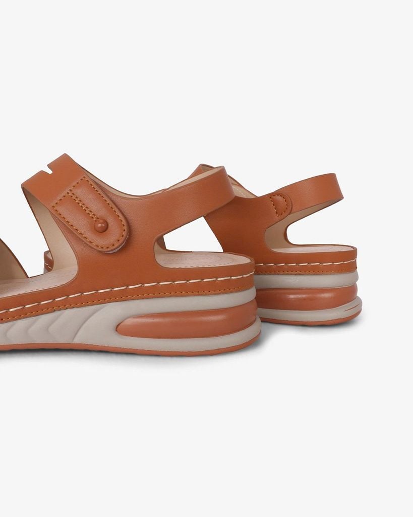 Sandal Đế Xuồng Hạnh Dung Bản Ngang Khoét Chỉ HD0302AC