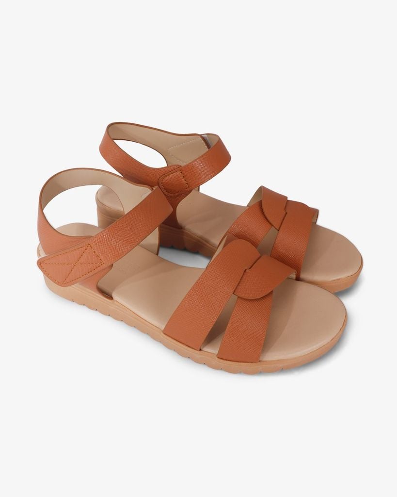 Sandal Xẹp Hạnh Dung Quai Đan Chéo HD0319AC