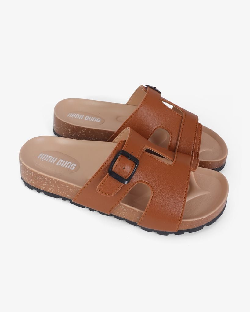Dép Xẹp Hạnh Dung Quai Ôm Khóa Nịt HD0322AC
