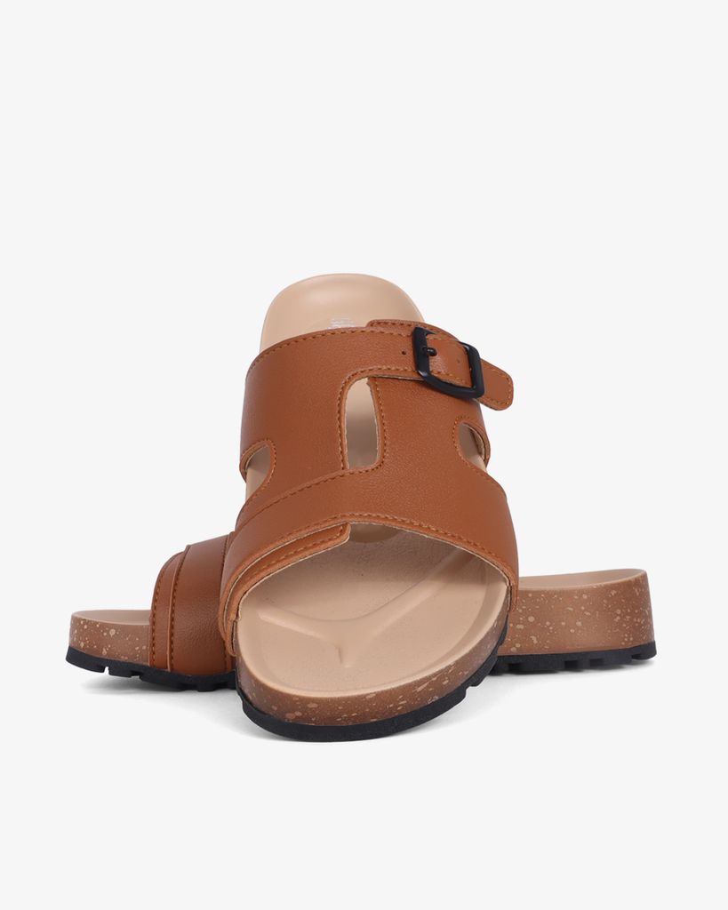 Dép Xẹp Hạnh Dung Quai Ôm Khóa Nịt HD0322AC