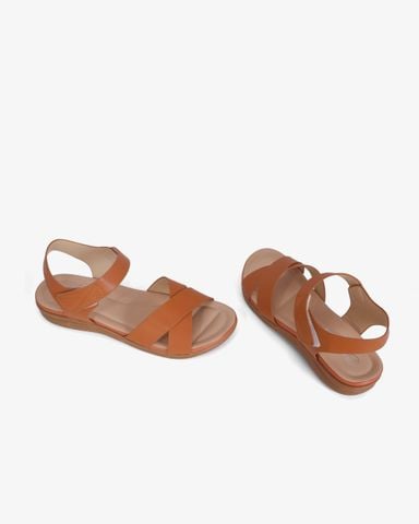 Sandal Xuồng Quai Đắp Chéo Trơn HD0324AC