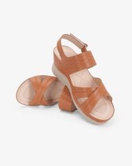 Sandal Đế Xuồng Hạnh Dung Quai Chéo Dập Vân HD0333AC
