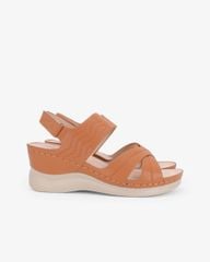 Sandal Đế Xuồng Hạnh Dung Quai Chéo Dập Vân HD0333AC