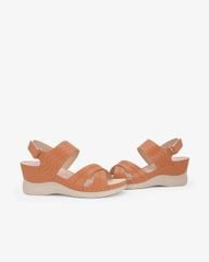 Sandal Đế Xuồng Hạnh Dung Quai Chéo Dập Vân HD0333AC