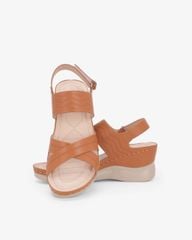 Sandal Đế Xuồng Hạnh Dung Quai Chéo Dập Vân HD0333AC