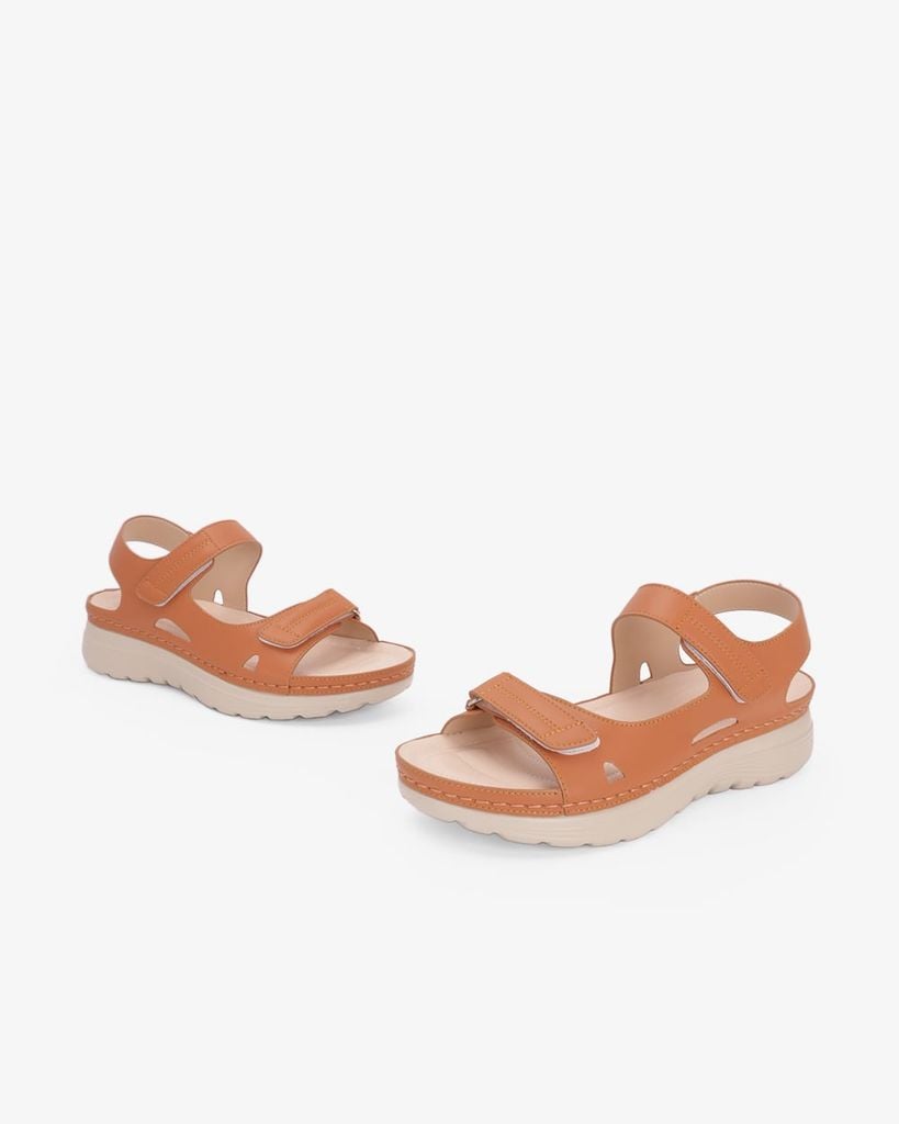 Sandal Đế Xuồng Hạnh Dung Quai Dán Đôi HD0334AC