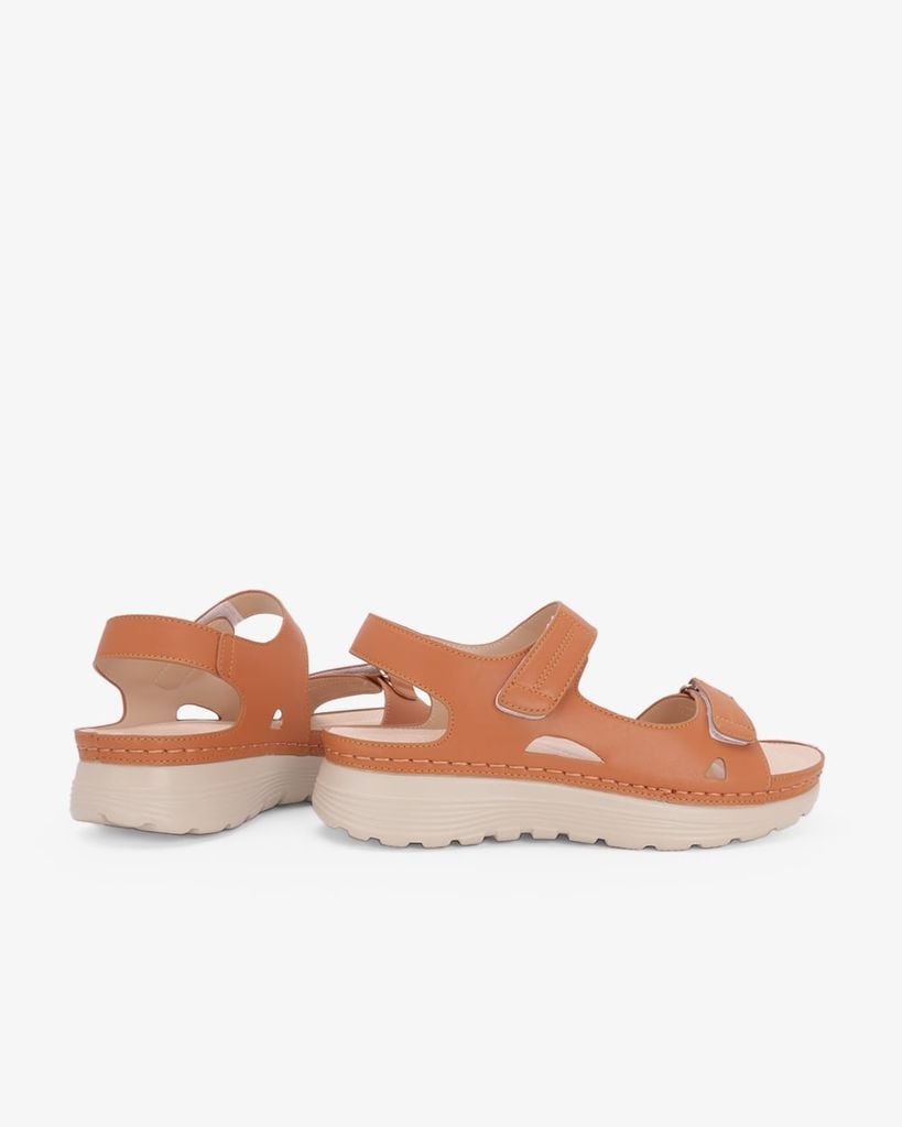 Sandal Đế Xuồng Hạnh Dung Quai Dán Đôi HD0334AC