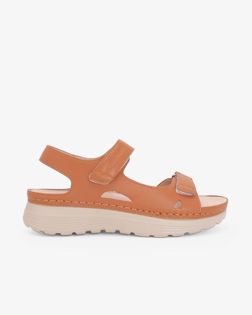 Sandal Đế Xuồng Hạnh Dung Quai Dán Đôi HD0334AC