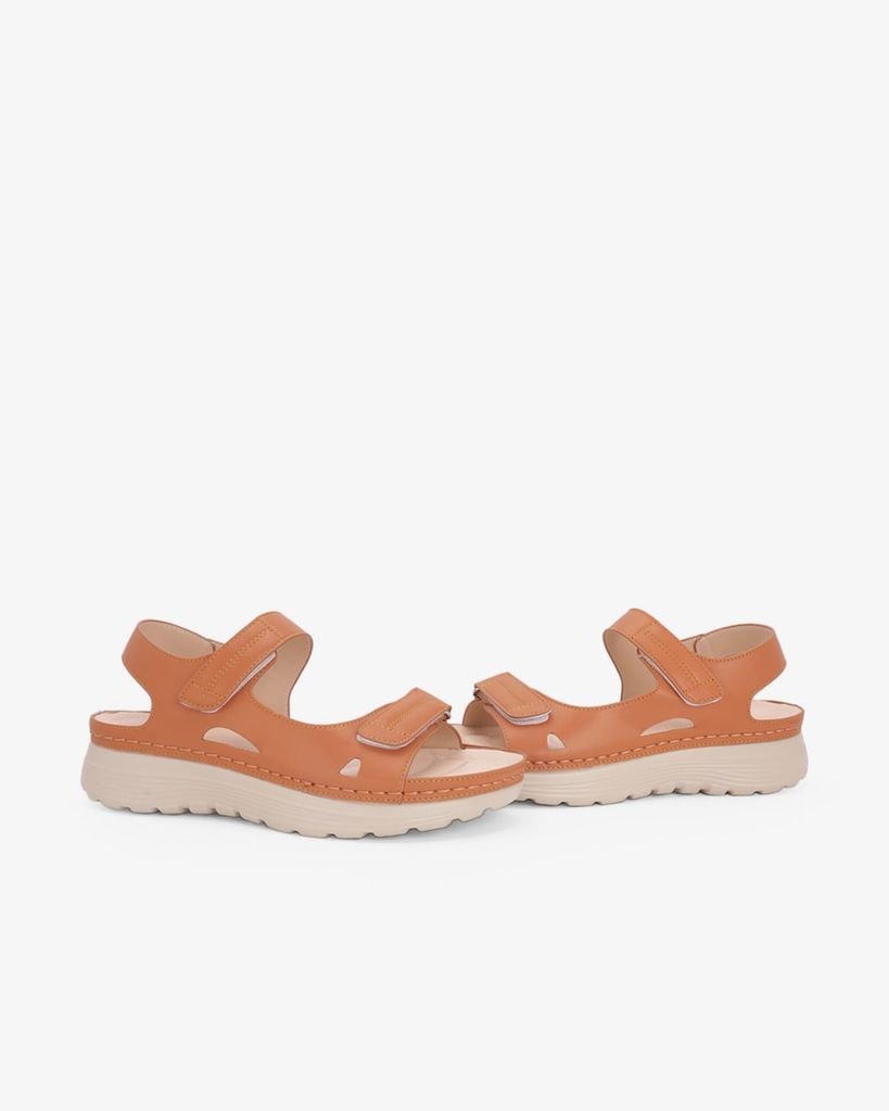 Sandal Đế Xuồng Hạnh Dung Quai Dán Đôi HD0334AC