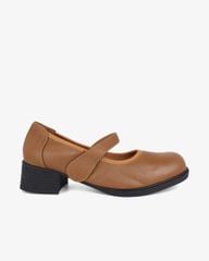 Giày Cao Gót Hạnh Dung Mũi Vuông Quai Dán HD041087AD