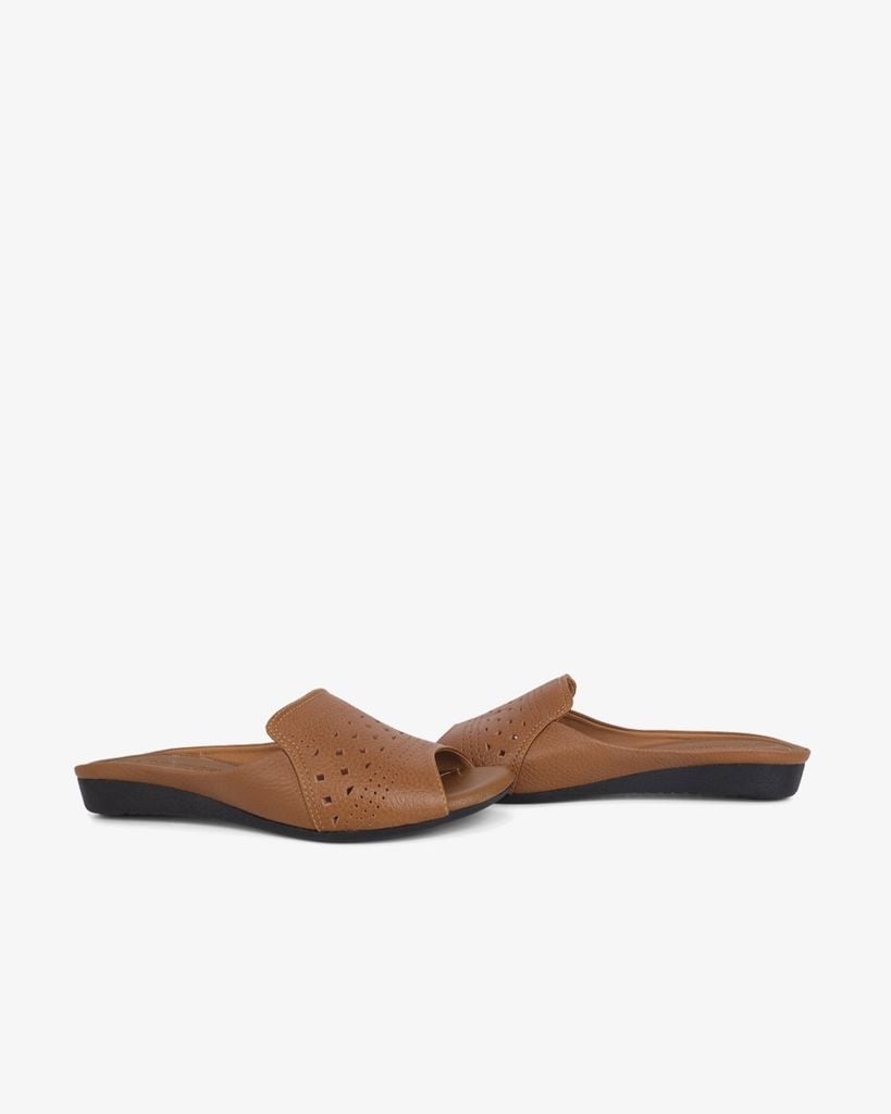 Dép Xuồng Hạnh Dung Hở Mũi Đục Lỗ HD041096AD