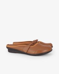 Dép Bít Mũi Hạnh Dung Chỉ Thêu Phối Quai Dán HD041113AD