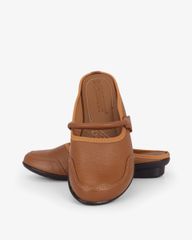 Dép Bít Mũi Hạnh Dung Chỉ Thêu Phối Quai Dán HD041113AD