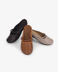 Dép Bít Mũi Hạnh Dung Chỉ Thêu Phối Quai Dán HD041113AD