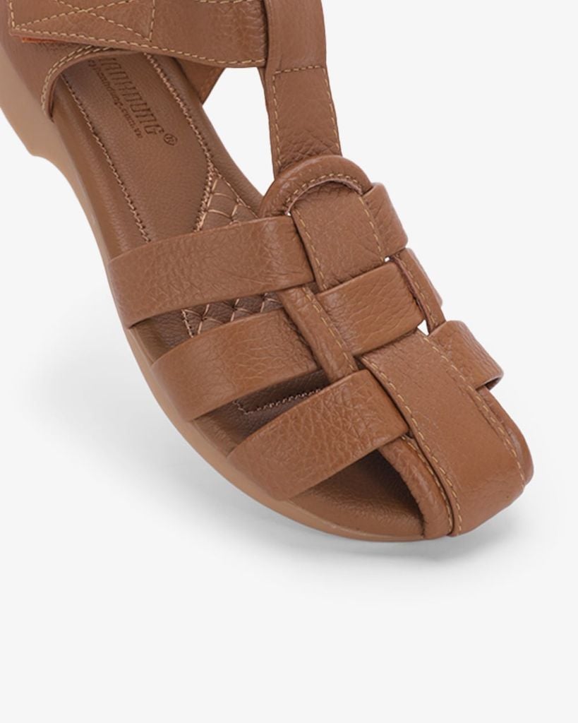 Sandal Đế Xẹp Hạnh Dung Quai Khóa Cài Đan HD041133AD
