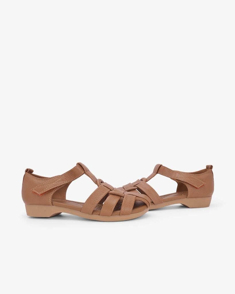 Sandal Đế Xẹp Hạnh Dung Quai Khóa Cài Đan HD041133AD
