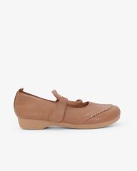 Giày Búp Bê Hạnh Dung Quai Da Vân HD041134AD