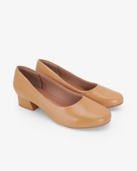 Giày Cao Gót Hạnh Dung Trơn Mũi Tròn HD041149AD