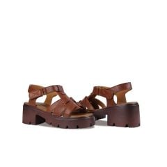 Sandal Cao Gót Hạnh Dung Quai T-Strap Cách Điệu HD04871AD