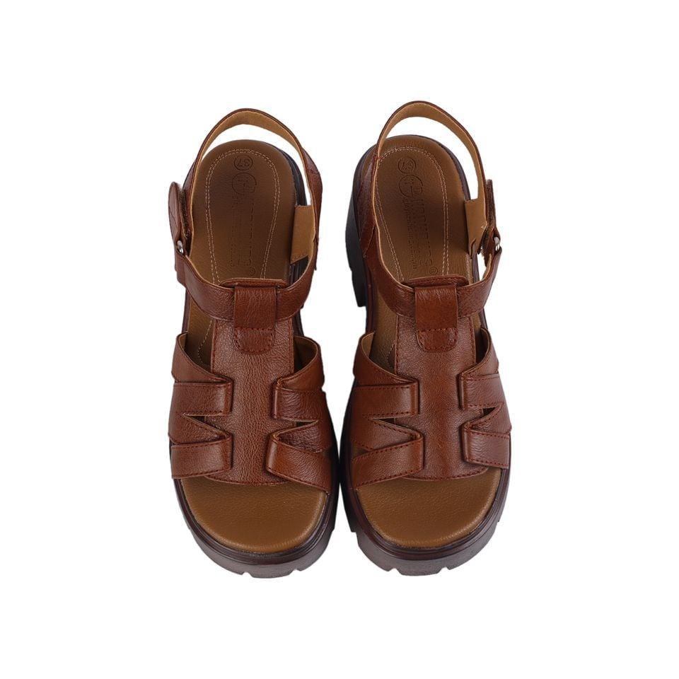 Sandal Cao Gót Hạnh Dung Quai T-Strap Cách Điệu HD04871AD