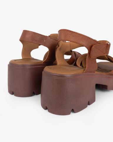 Sandal Cao Gót Hạnh Dung Quai T-Strap Cách Điệu HD04871AD