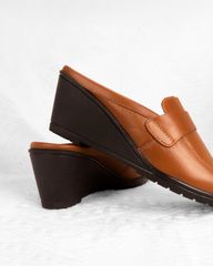 Dép Bít Mũi Hạnh Dung Mũi Tròn Trơn HD04958AD