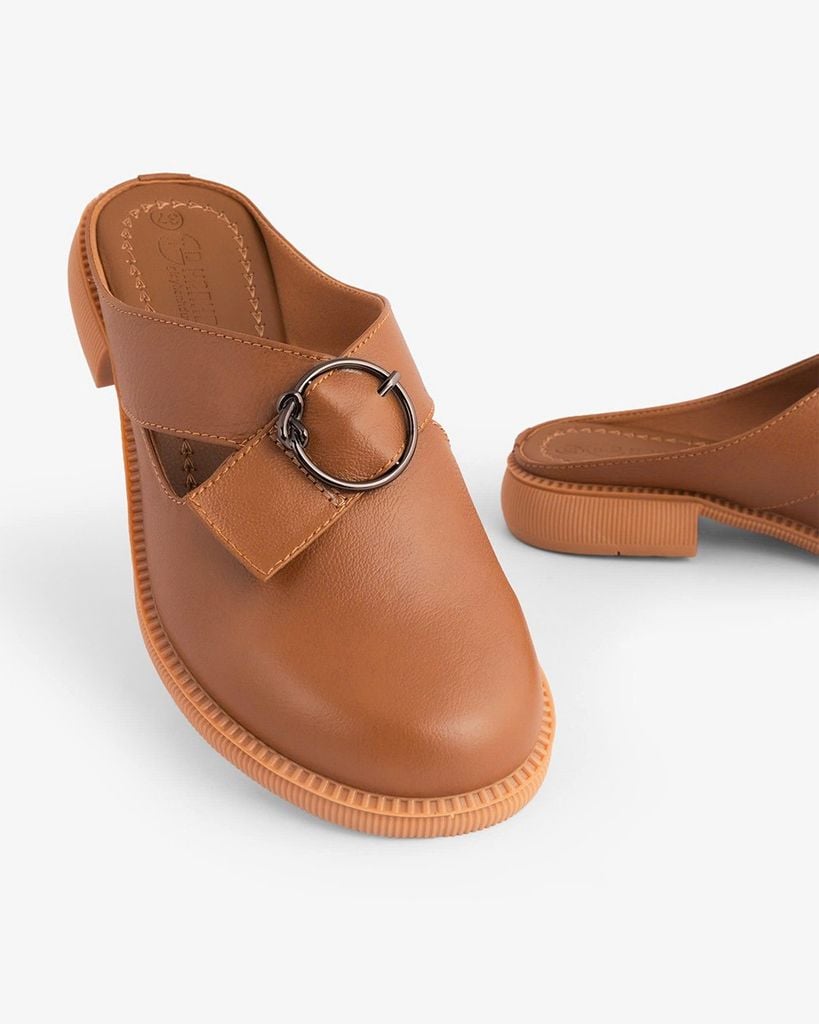 Dép Bít Mũi Hạnh Dung Mũi Tròn HD04965AD